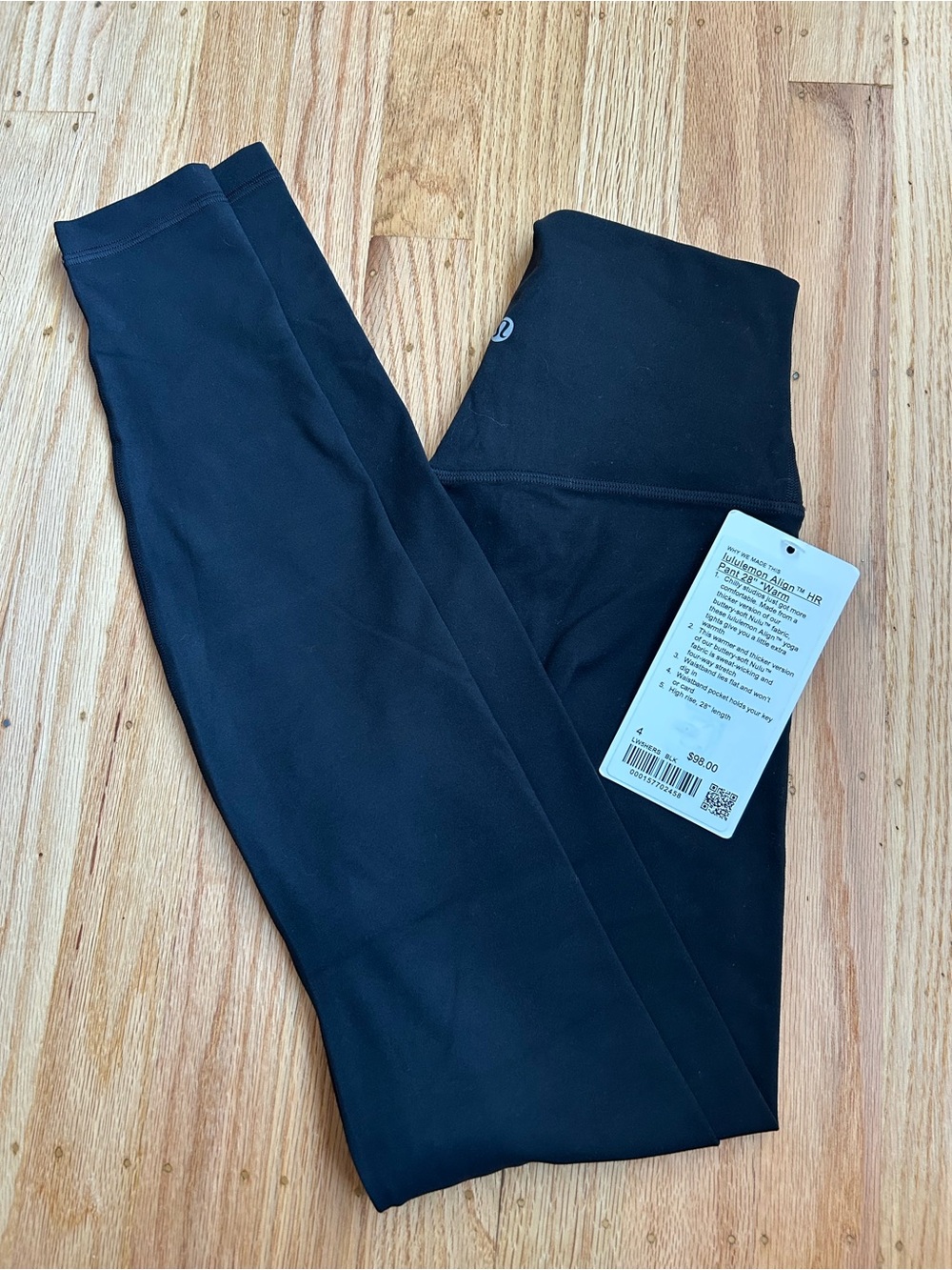 lululemon athletica Black High-Rise Athletic Leggings